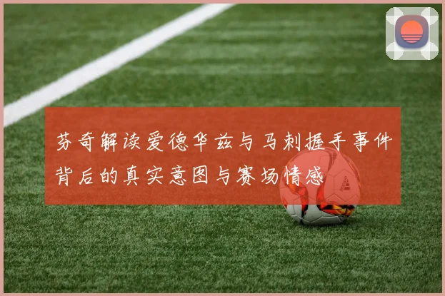 芬奇解读爱德华兹与马刺握手事件背后的真实意图与赛场情感